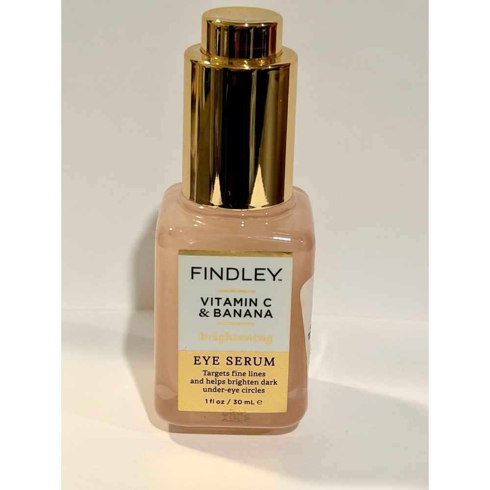 Findley Vitamin C & Banana Eye Serum Brightens Dark Under Eye Circles 1 fl oz
